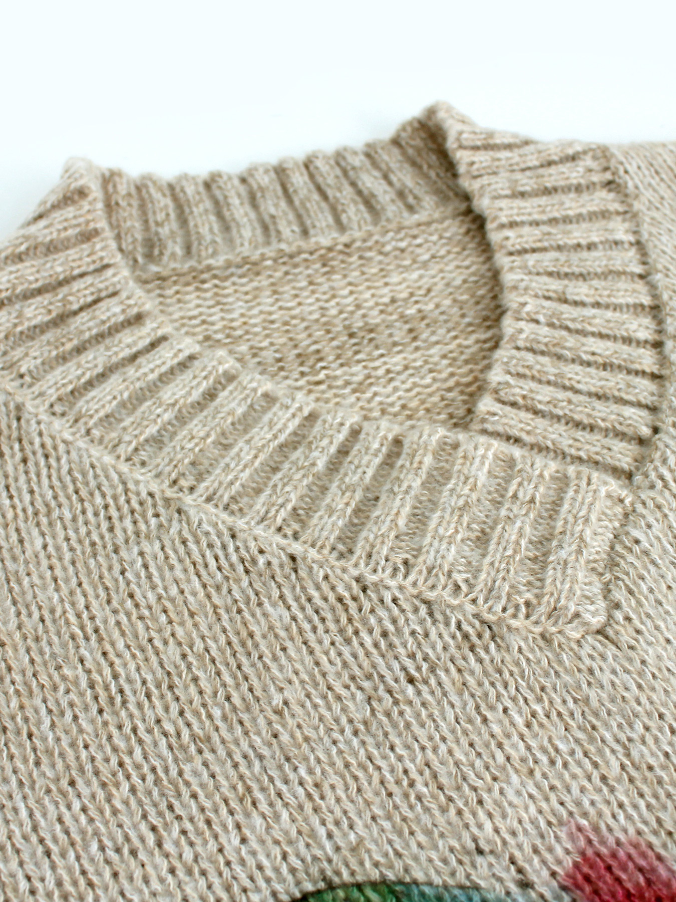 dragonfly pattern v neck pullover sweater casual long sleeve sweater for spring fall womens clothing details 3