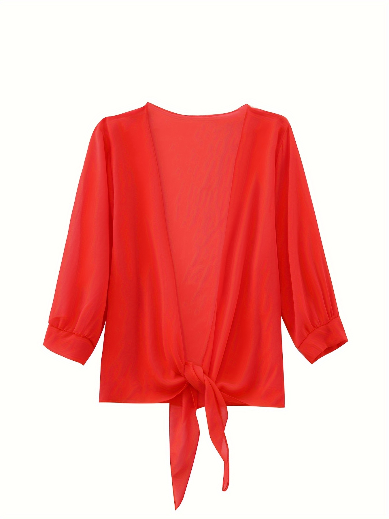 open front solid cardigan long sleeve cardigan for spring fall womens clothing details 20