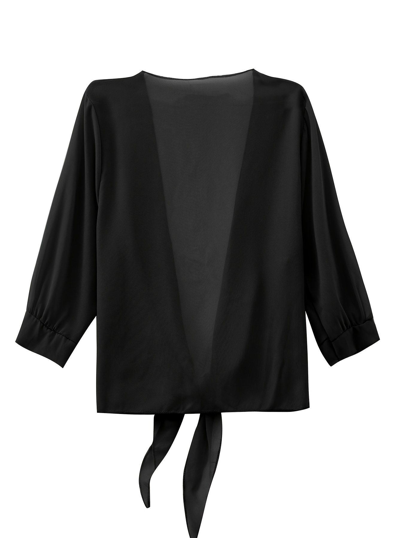 open front solid cardigan long sleeve cardigan for spring fall womens clothing details 26