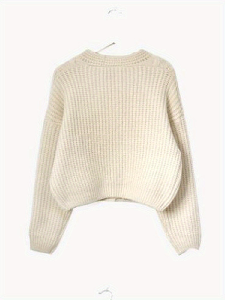 valentines day button front cardigan vintage long sleeve chunky knit cardigan for fall winter womens clothing details 6