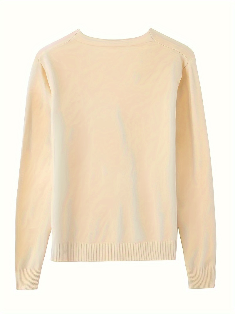 solid button up cardigan casual long sleeve cardigan for spring fall womens clothing details 33