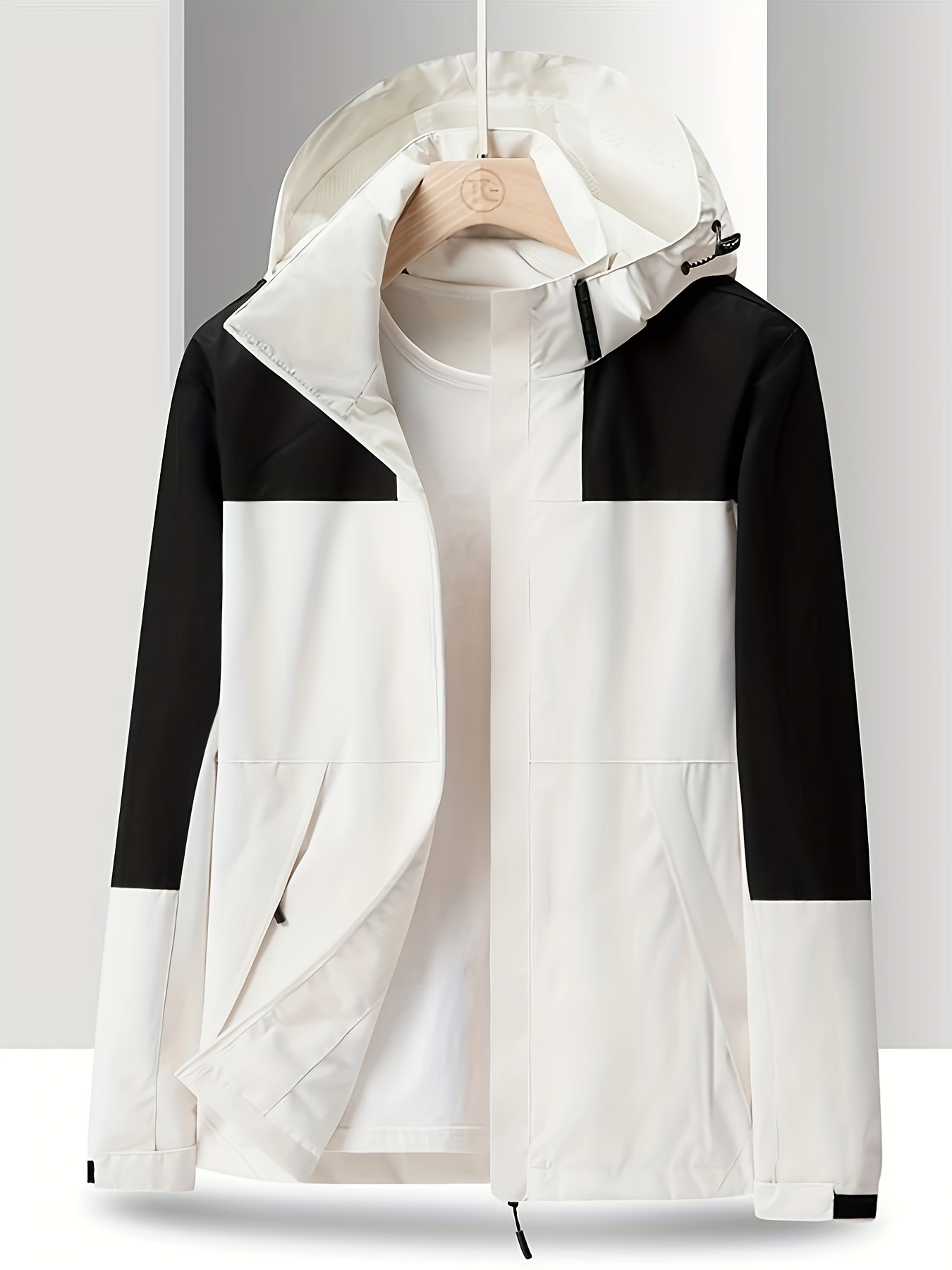 mens lightweight waterproof windbreaker jacket casual mesh lining jacket for outdoor activities details 7