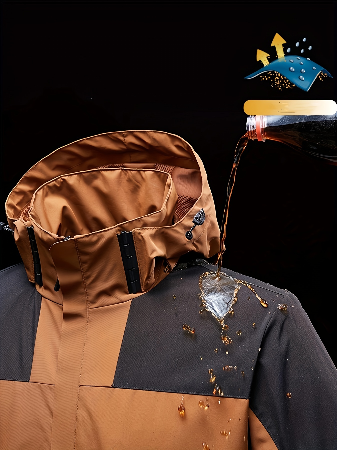 mens lightweight waterproof windbreaker jacket casual mesh lining jacket for outdoor activities details 28