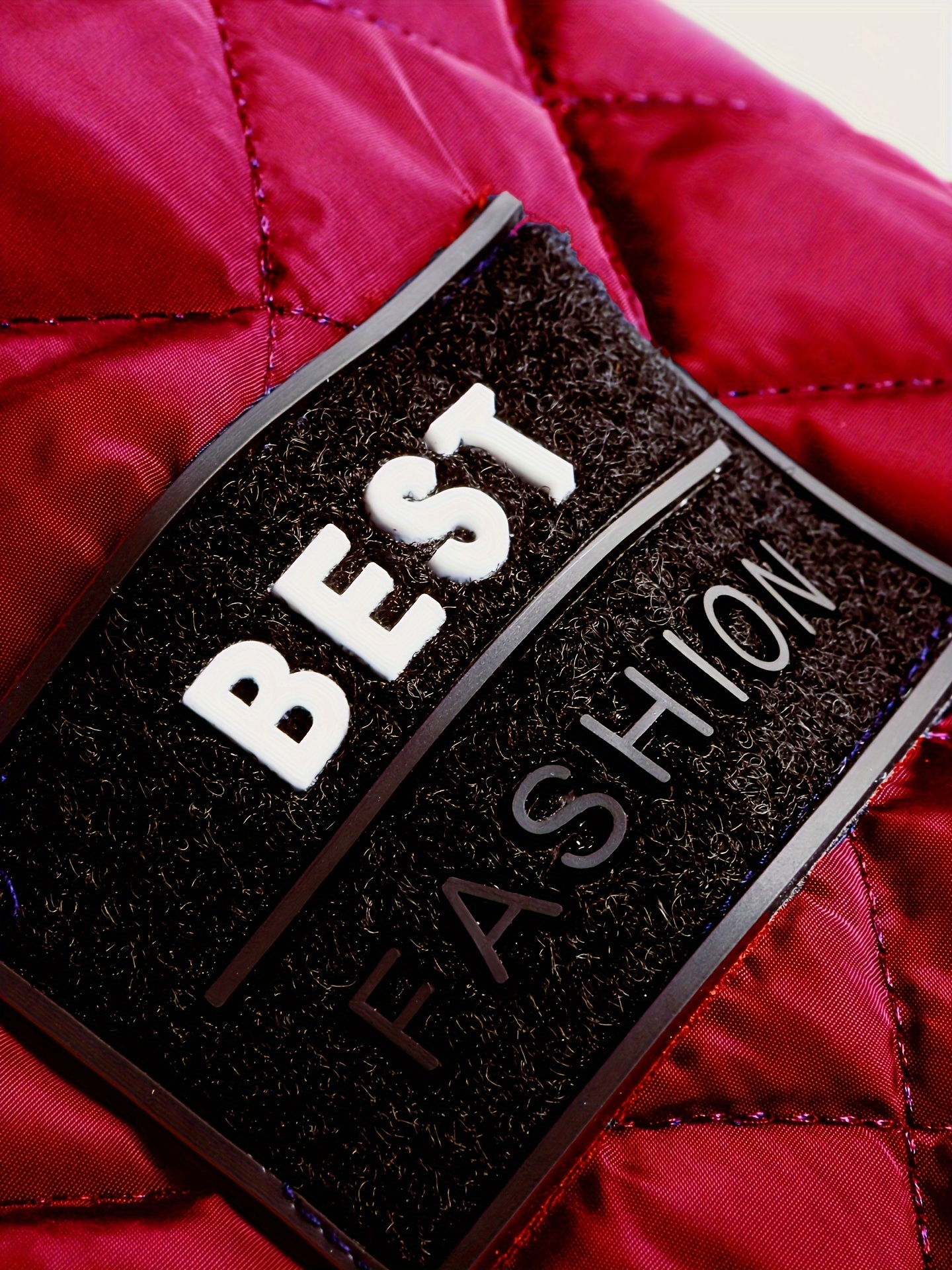 mens casual plaid zip up jacket chic baseball collar jacket for fall winter details 3