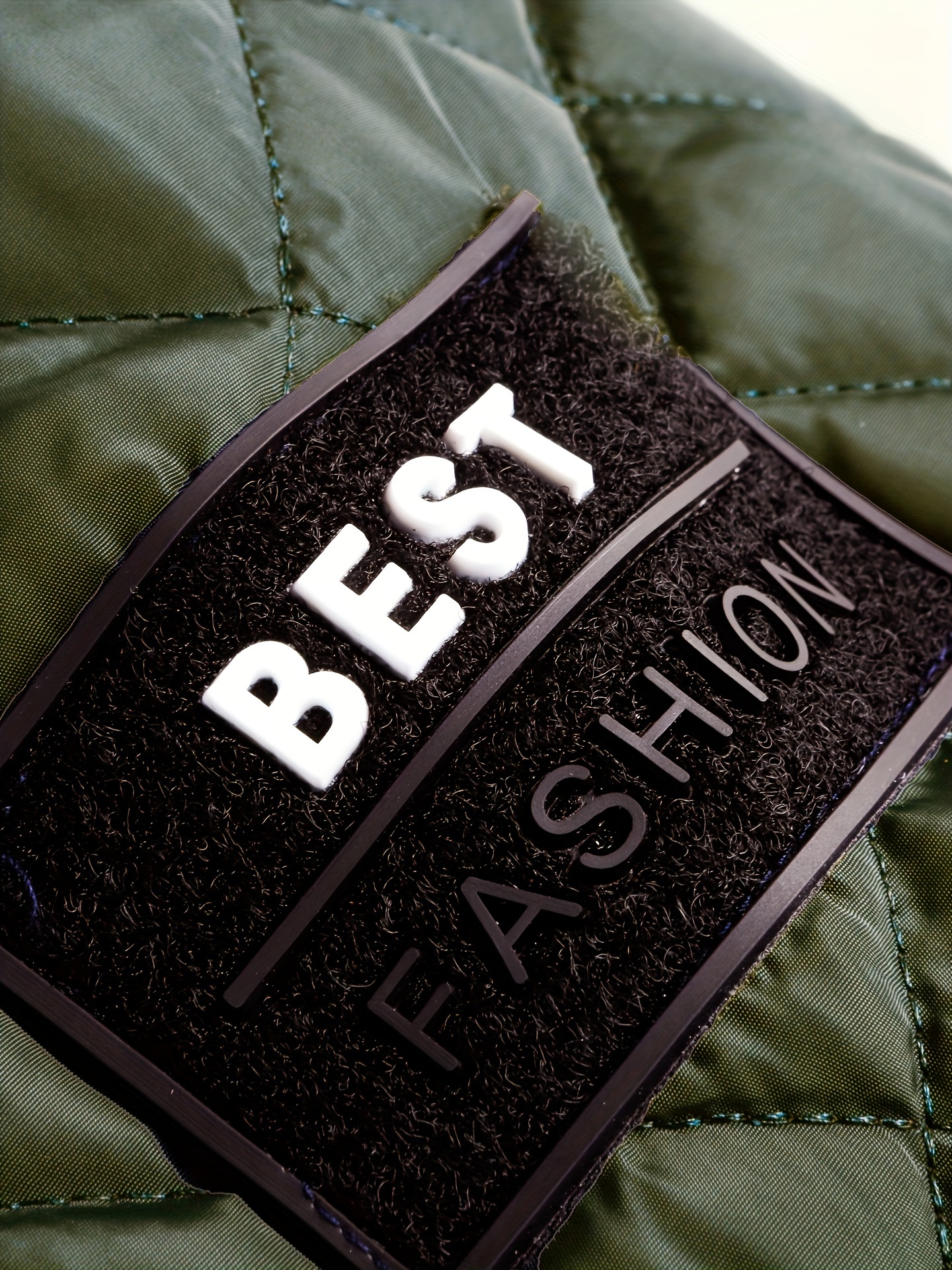 mens casual plaid zip up jacket chic baseball collar jacket for fall winter details 8