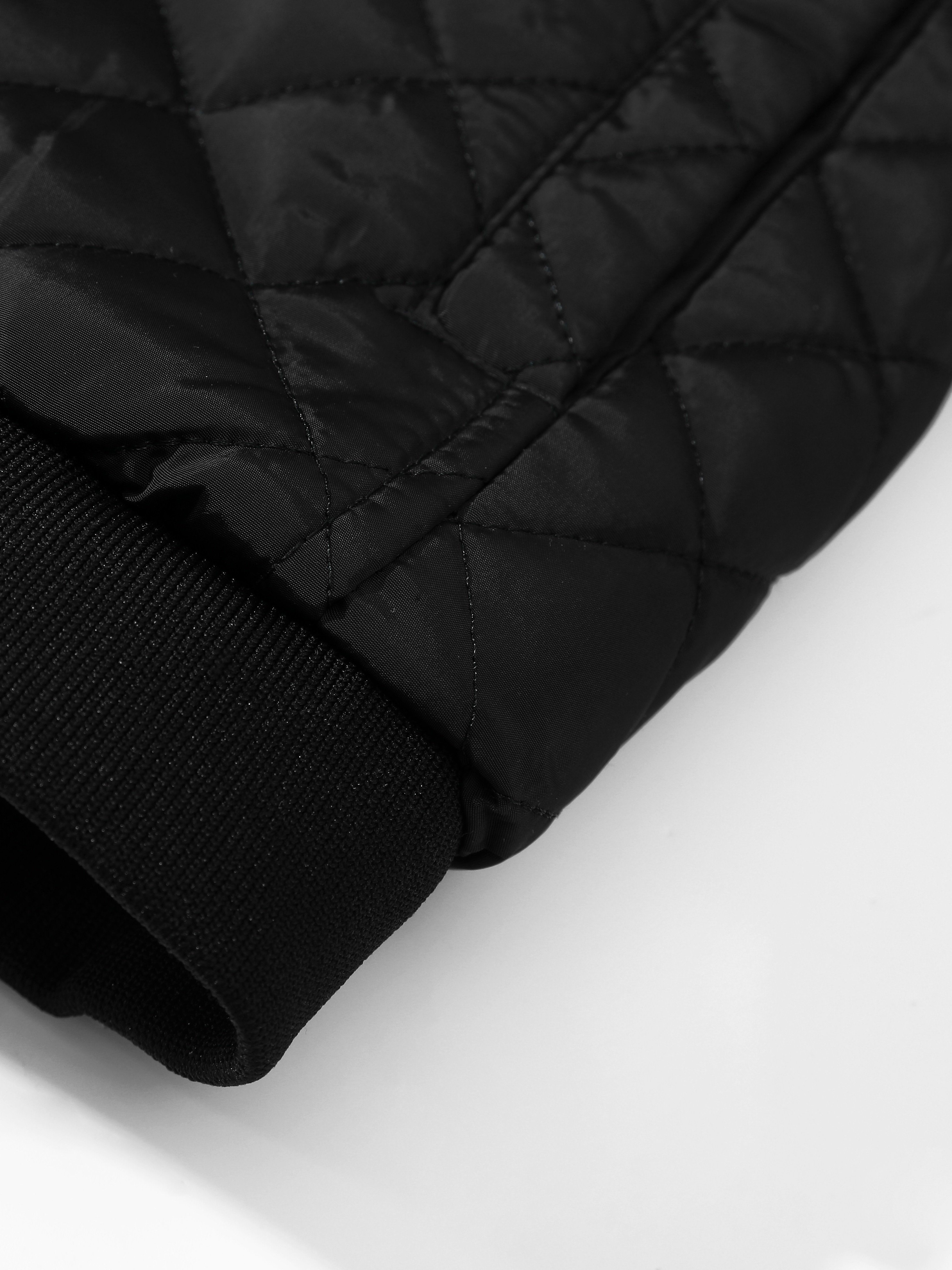 mens casual plaid zip up jacket chic baseball collar jacket for fall winter details 18