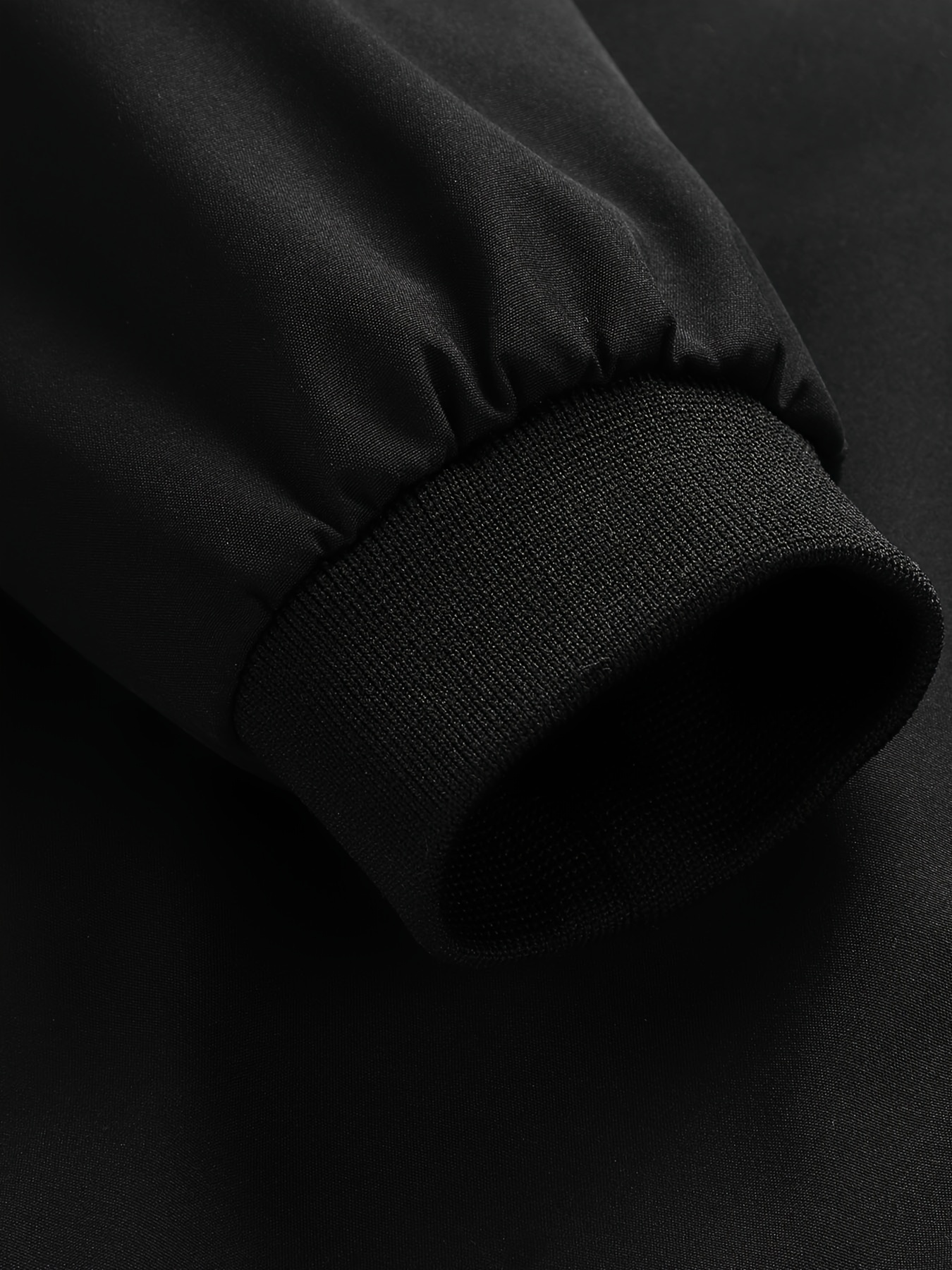 mens solid sports jacket with zipper pockets casual baseball collar zip up long sleeve outwear for spring fall details 28