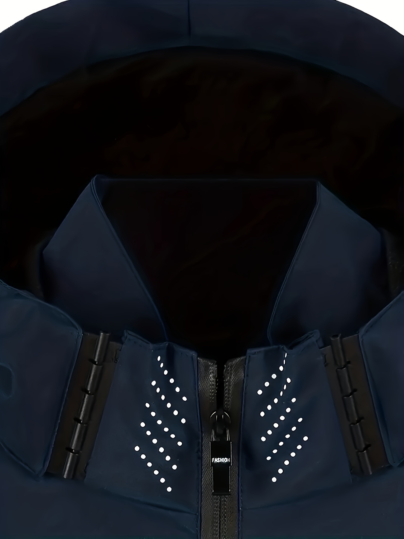 mens hooded windbreaker jacket casual waterproof lightweight jacket for outdoor activities details 6