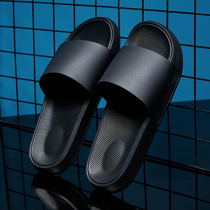 fashion slides men s plus size casual non slip slippers open details 3