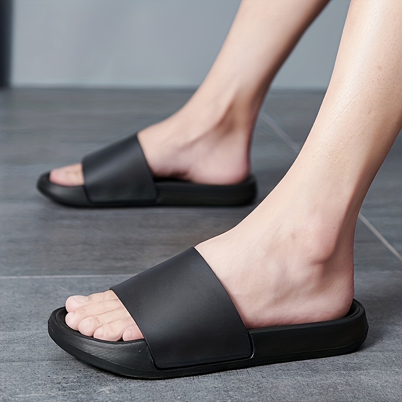 fashion slides men s plus size casual non slip slippers open details 5