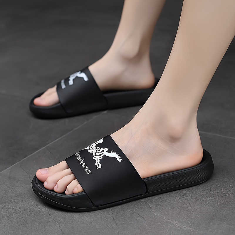 fashion slides men s plus size casual non slip slippers open details 10