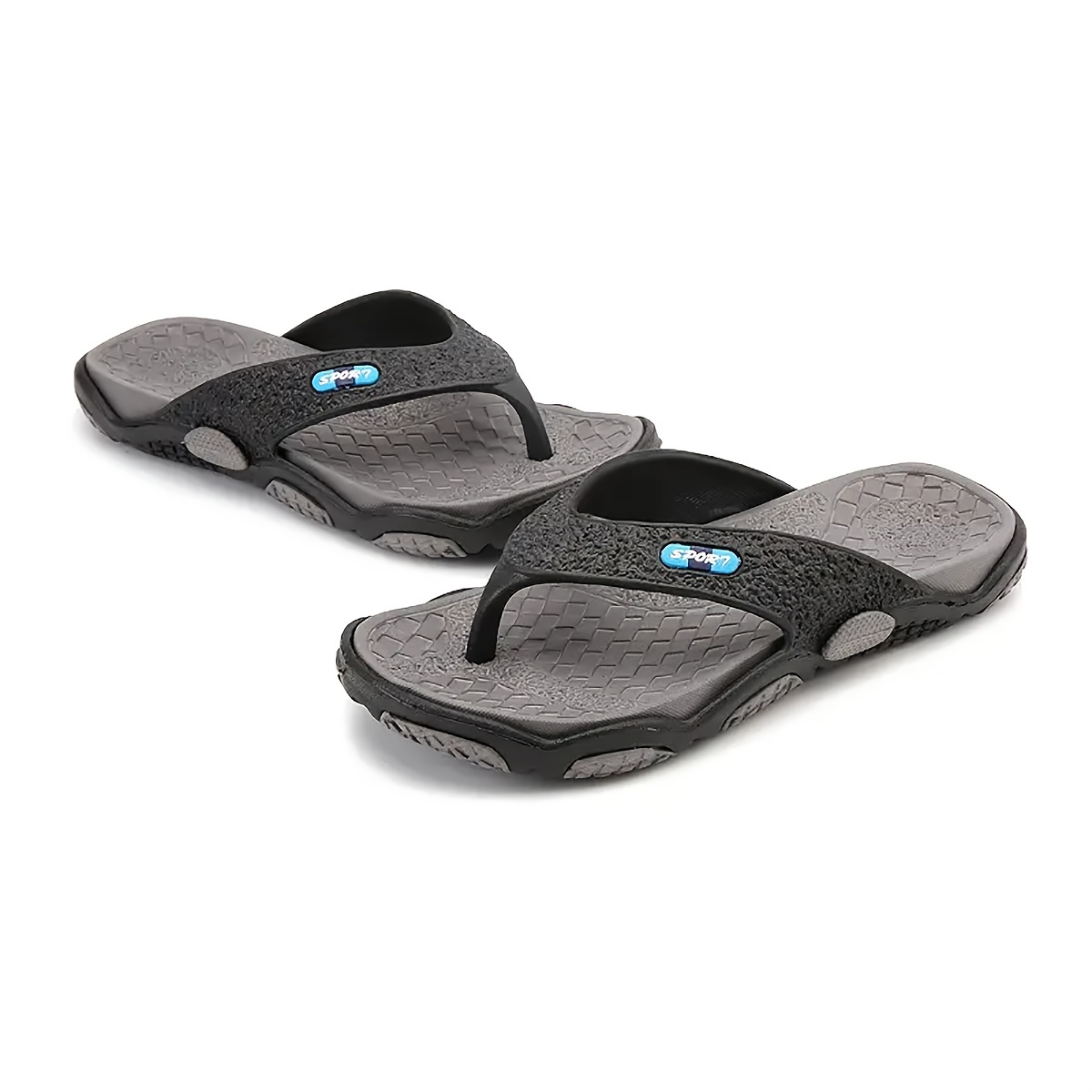 mens trendy non slip flip flops with assorted colors casual slippers for outdoor use summer beach slippers details 6